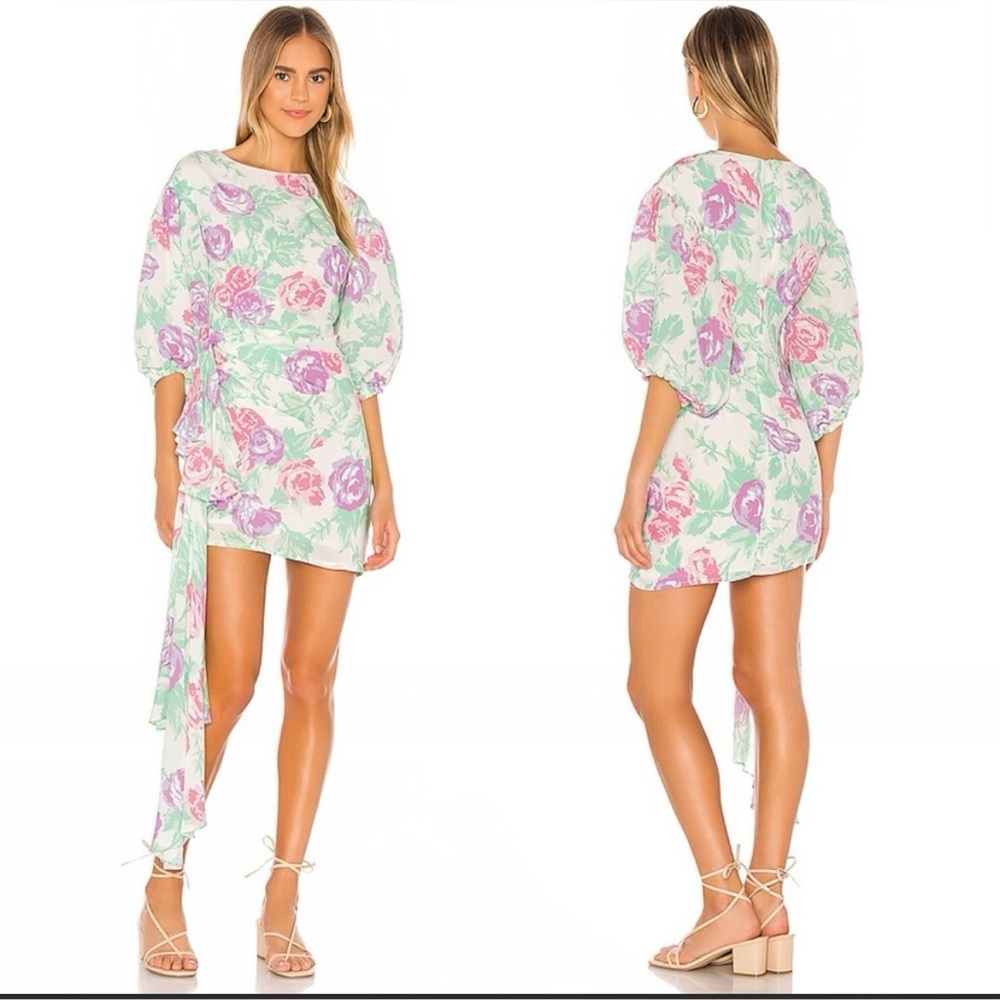 NWT Lovers & Friends Maritta Mini Dress in Catalina Print